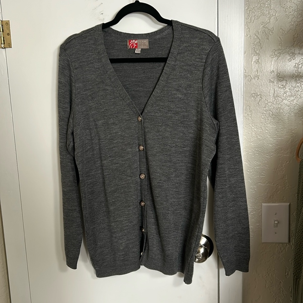 Team style by OOBE for Chick-fil-A cardigan